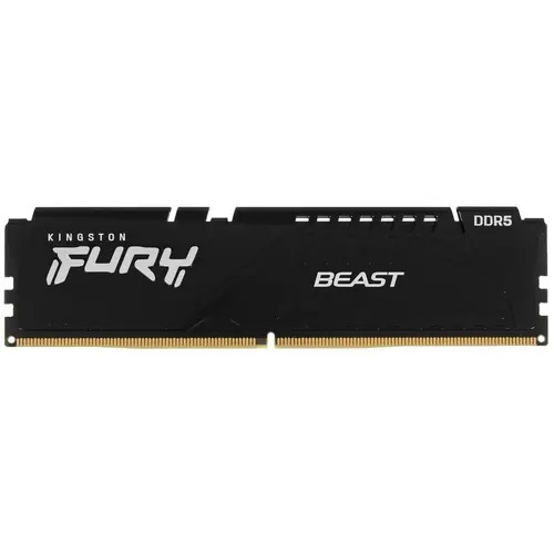 Память DDR5 16Gb 5200MHz Kingston KF552C40BB-16 Fury Beast RTL Gaming PC5-41600 CL40 DIMM 288-pin 1.25В single rank с радиатором Ret