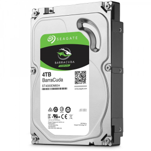 Seagate Barracuda HDD 3.5" SATA 4Tb, 5400 rpm, 256Mb buffer, 512e/4kn, SMR, ST4000DM004, 1 year, (аналог ST4000DM005)