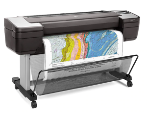 HP DesignJet T1700 PS (44",2400x1200dpi, 26spp(A1), 128Gb(virtual), HDD500Gb, host USB type-A/GigEth,stand,sheet feed,1 rollfeed,autocutter, TouchScre