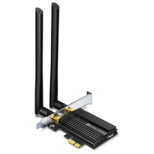 TP-Link Archer TX50E, AX3000 Двухдиапазонный Wi-Fi 6 Bluetooth 5.0 адаптер PCI Express, до 574 Мбит/с на 2,4 ГГц + до 2402 Мбит/с на 5 ГГц, 2 антенны 