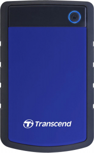 Жесткий диск Transcend USB 3.0 1Tb TS1TSJ25H3B StoreJet 25H3 (5400rpm) 2.5" синий