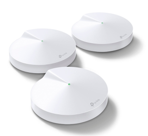 TP-Link Deco M9 Plus(3-pack), AC2200 Трёхдиапазонная домашняя Mesh Wi-Fi система, 3 устройства, до 400 Мбит/с на 2,4 ГГц + до 867 Мбит/с на 5 ГГц, 8 в