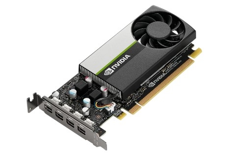 Видеокарта PNY PCI-E T1000 NVIDIA T1000 8192Mb 128 GDDR6 1065/10000 mDPx4 Ret low profile