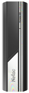 Netac ZX10 2TB USB 3.2 Gen 2 Type-C External SSD, R/W up to 1050/1050MB/s, with USB C to A cable and 10Gbps USB C to C cable 5Y wty