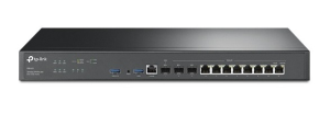 TP-Link SafeStream™ гигабитный мульти-WAN VPN-роутер, 2 порта SFP+ 10 Гбит/с (1 порт WAN, 1 порт WAN/LAN), 1 гигабитный SFP-порт WAN/LAN, 8 гигабитных
