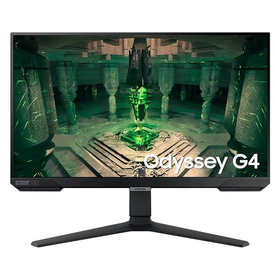 Монитор Samsung 25" Odyssey G4 S25BG400EI черный IPS LED 16:9 HDMI полуматовая HAS Piv 400cd 178гр/178гр 1920x1080 240Hz FreeSync Premium DP FHD 4.5кг