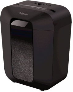 Fellowes Шредер PowerShred LX41 FS-43007(01) {DIN P-4,  4х12мм, 8 лст., 17 лтр.,  уничт.: скрепки,скобы,карты}