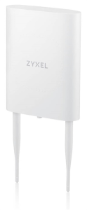 Гибридная уличная точка доступа Zyxel NebulaFlex NWA55AXE, 802.11a/b/g/n/ac/ax (2,4 и 5 ГГц), внешние антенны 2x2 (в комплекте), до 575+1200 Мбит/с, 1