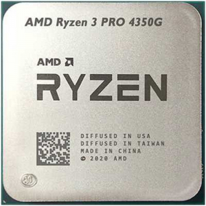 CPU AMD Ryzen 3 PRO 4350G, 4/8, 3.8-4.0GHz, 256KB/2MB/4MB, AM4, 65W, Radeon, 100-000000148 OEM, 1 year