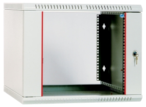 ЦМО Шкаф телекоммуникационный настенный разборный 9U (600х520) дверь стекло (ШРН-Э-9.500) (1 коробка)