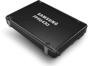 Samsung Enterprise SSD, 2.5"(SFF), PM1643a, 6400GB, SAS, 12Gb/s, R2100/W2000Mb/s, IOPS(R4K) 400K/90K, MTBF 2M, 3DWPD/5Y(official FW mod), TBW 35040TB,