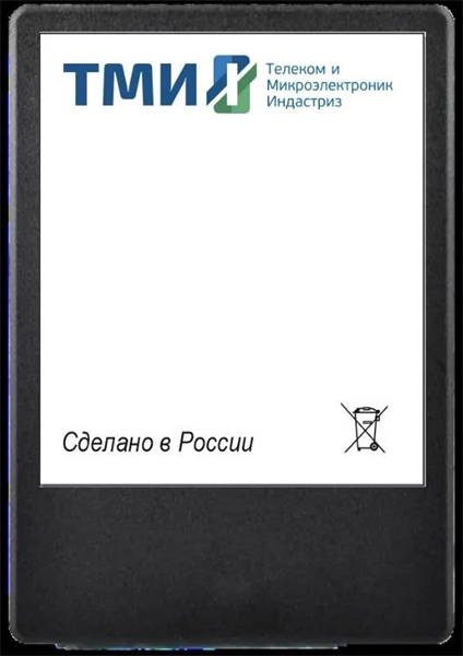 ТМИ SSD 2.5" 1ТБ SATA3 6Gbps, 3D TLC, до R560/W510, IOPS (random 4K) до R66K/W73K, 2521,01 TBW, 3,45 DWPD 2y wty МПТ