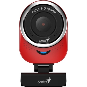 Web-камера Genius QCam 6000 Red {1080p Full HD, вращается на 360°, универсальное крепление, микрофон, USB} [32200002401/32200002408]