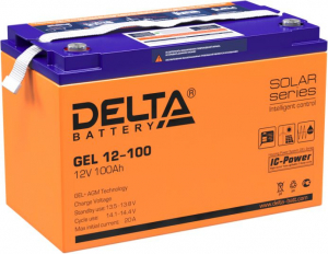 Delta GEL 12-100 (12V/100Ач) свинцово- кислотный аккумулятор  