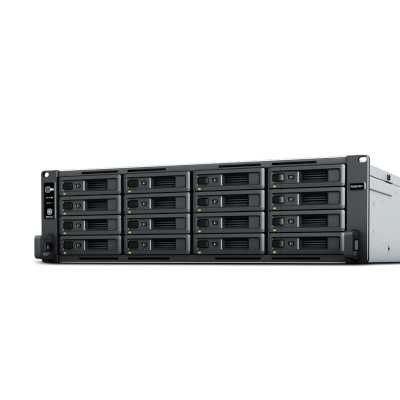 Synology Rack 3U QC2,1GhzCPU/4Gb(upto 32)/RAID0,1,10,5,6/upto 16hot plug HDDs SATA(3,5' or 2,5')(upto 28 with RX1217)/2xUSB/4GE (1xExpslot)/iSCSI/2xIP