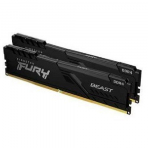 Память DDR4 2x8Gb 3600MHz Kingston KF436C17BBK2/16 Fury Beast RTL Gaming PC4-28800 CL17 DIMM 288-pin 1.35В kit single rank с радиатором Ret