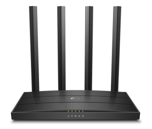 TP-Link Archer C6U, AC1200 Двухдиапазонный Wi Fi роутер, до 300 Мбит/с на 2,4 ГГц + до 867 Мбит/с на 5 ГГц, 4 антенны, 1 гигабитный порт WAN + 4 гигаб