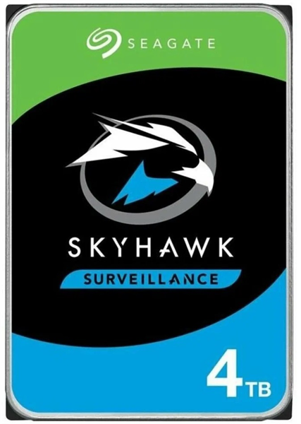 Seagate Skyhawk HDD 3.5" SATA 4Tб, 5400 rpm, 256Mb buffer, 512e/4Kn, CMR, ST4000VX016, 1 year, (аналог ST4000VX013)