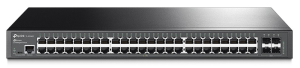 TP-Link TL-SG3452, JetStream управляемый коммутатор уровня 2+ на 48 гигабитных портов и 4 гигабитных uplink-порта