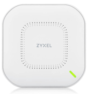 Гибридная точка доступа Zyxel NebulaFlex NWA110AX, WiFi 6, 802.11a/b/g/n/ac/ax (2,4 и 5 ГГц), MU-MIMO, антенны 2x2, до 575+1200 Мбит/с, 1xLAN GE, PoE,