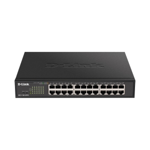 D-Link DGS-1100-24PV2/A3A, L2 Smart Switch with 24 10/100/1000Base-T ports (12 PoE ports 802.3af/802.3at (30 W), PoE Budget 100 W). 8K Mac address, 80