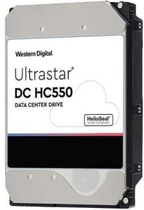 Western Digital Ultrastar DC HС550 HDD 3.5" SAS 16Тb, 7200rpm, 512MB buffer, 512e (WUH721816AL5204), 1 year