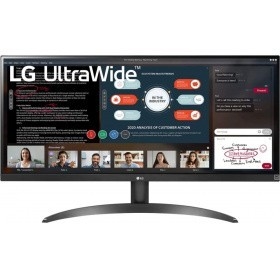 Монитор LG 29" UltraWide 29WP500-B черный IPS LED 21:9 (Ultrawide) HDMI матовая 350cd 178гр/178гр 2560x1080 75Hz FHD 5.2кг