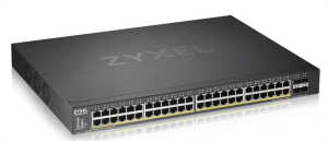 ZYXEL XGS1930-52HP-EU0101F Гибридный Smart PoE+ L2+ коммутатор NebulaFlex XGS1930-52HP, 48xGE PoE+, 4xSFP+, бюджет PoE 375 Вт, автономное/облачное упр