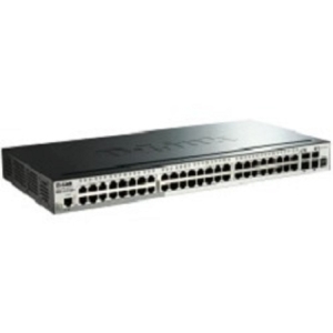 D-Link DGS-1510-52X/A2A, PROJ L2+ Smart Switch with 48 10/100/1000Base-T ports and 4 10GBase-X SFP+ ports.16K Mac address, 802.3x Flow Control, 802.3a