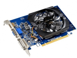 Видеокарта Gigabyte PCI-E nVidia GeForce GT730 2Gb (64bit/DDR3/VGA/DVI/HDMI/RTL) (GV-N730D3-2GI 3.0)