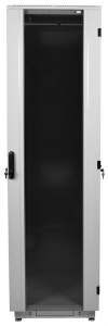 ЦМО Шкаф телекоммуникационный напольный 33U (600 х 600) дверь стекло, цвет чёрный (ШТК-М-33.6.6-1ААА-9005)