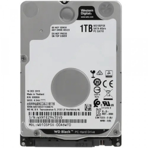 Жесткий диск WD Original SATA-III 1Tb WD10SPSX Black (7200rpm) 64Mb 2.5" (плохая упаковка)