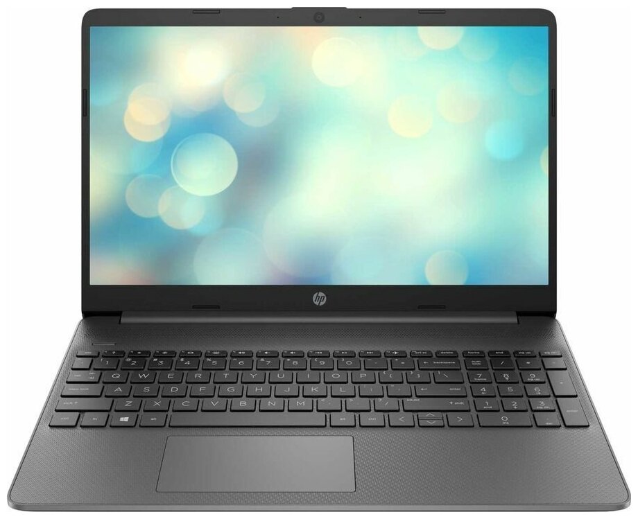 Ноутбук HP 15s-fq0082ur Celeron N4020 4Gb SSD128Gb Intel UHD Graphics 600 15.6" IPS FHD (1920x1080) Free DOS 3.0 grey WiFi BT Cam