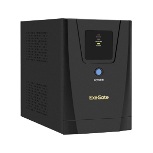 Exegate EX292793RUS ИБП ExeGate SpecialPro UNB-1200.LED.AVR.2SH.3C13 <1200VA/750W, LED, AVR, 2*Schuko+3*C13, съемн.кабель, металлический корпус, Black