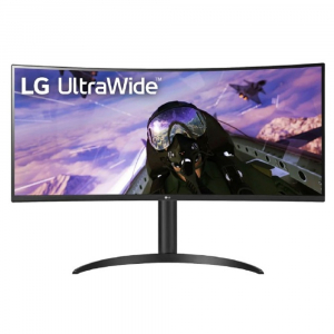 Монитор LG 34" UltraWide 34WP65C-B черный VA LED 21:9 HDMI M/M матовая HAS Pivot 300cd 178гр/178гр 3440x1440 DisplayPort Ultra HD 2K (1440p) USB 7.7кг