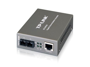  TP-Link Медиаконвертер 10/100/1000 Мбит/с RJ45 - 1000 Мбит/с разъём SC (многомодовый), полнодуплексный, до 550м, переключающийся адаптер питания, воз