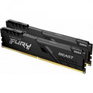 Память DDR4 2x16Gb 3600MHz Kingston KF436C18BBK2/32 Fury Beast Black RTL Gaming PC4-28800 CL18 DIMM 288-pin 1.35В single rank с радиатором Ret