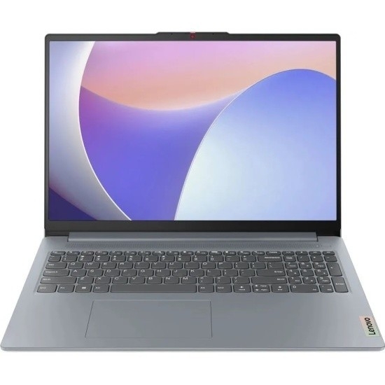 Ноутбук Lenovo IdeaPad Slim 3 15IRU8 Core i3 1305U 8Gb SSD256Gb Intel UHD Graphics 15.6" TN FHD (1920x1080) noOS grey WiFi BT Cam (82X7004BPS)