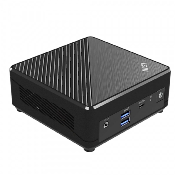 Неттоп MSI Cubi N ADL-037XRU slim N-series N100 (0.8) 8Gb SSD256Gb UHDG noOS 2xGbitEth WiFi BT 65W черный (9S6-B0A911-200)