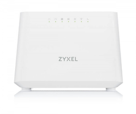 Wi-Fi роутер VDSL2/ADSL2+ Zyxel DX3301-T0, 2xWAN (GE RJ-45 и RJ-11), Annex A, profile 35b, 802.11a/b/g/n/ac/ax (600+1200 Мбит/с), EasyMesh, 4xLAN GE, 