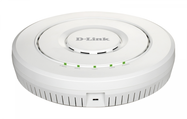 D-Link DWL-X8630AP/UN/A1A, AX3600 Wi-Fi 6 Unified PoE Access Point, 2.5Base-T LAN, 1000Base-T LAN, 4x4dBi (5GHz)/3dBi (2,4GHz) internal antennas, RJ45