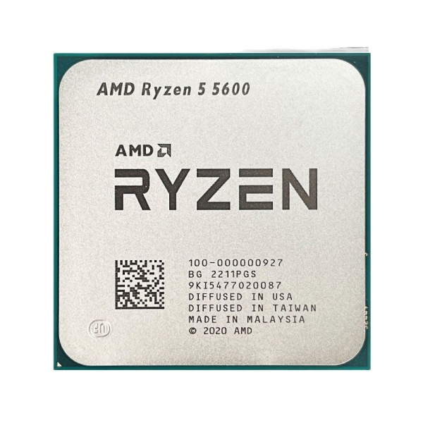 CPU AMD Ryzen 5 5600 OEM (100-000000927) { 3,50GHz, Turbo 4,40GHz, Without Graphics AM4}