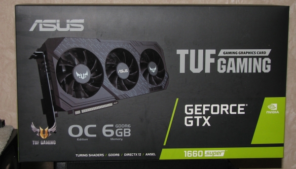 Видеокарта ASUS TUF Gaming GeForce GTX 1660 SUPER OC 6GB (TUF-GTX1660S-O6G-GAMING)