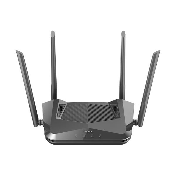 D-Link Двухдиапазонный Wi-Fi 6 EasyMesh маршрутизатор AX1500, 1x1000Base-T WAN, 3x1000Base-T LAN, 4 внешние несъемные антенны 5 дБи