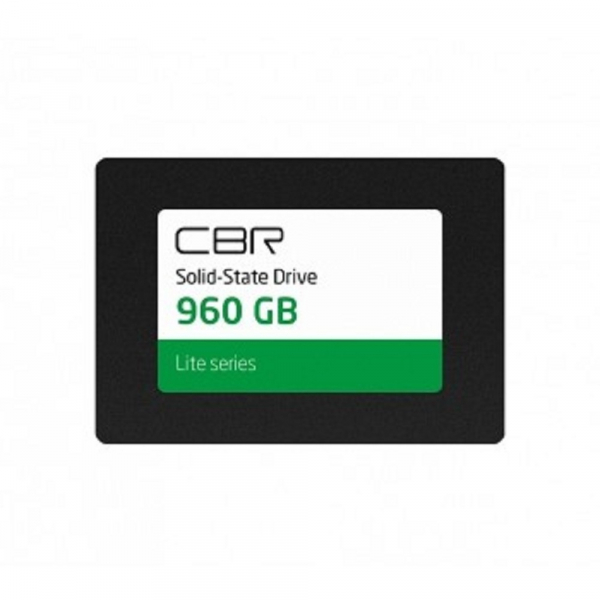 CBR SSD-960GB-2.5-LT22, Внутренний SSD-накопитель, серия "Lite", 960 GB, 2.5", SATA III 6 Gbit/s, SM2259XT, 3D TLC NAND, R/W speed up to 550/520 MB/s,