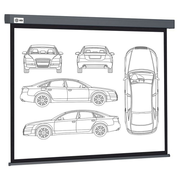 Экран Cactus 168x299см Wallscreen CS-PSW-168X299-SG 16:9 настенно-потолочный рулонный серый