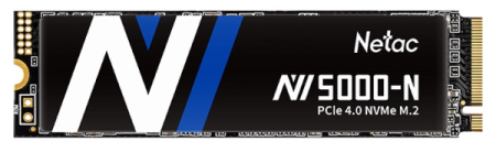 Netac SSD NV5000-N 1TB PCIe 4 x4 M.2 2280 NVMe 3D NAND, R/W up to 4800/4600MB/s, TBW 640TB, without heat sink