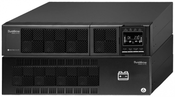 Systeme Electriс Smart-Save Online SRT, 6000VA/6000W, On-Line, Extended-run, Rack 2U+3U(Tower convertible), LCD, Out: Hardwire, SNMP Intelligent Slot,