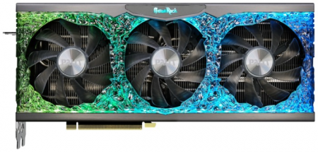 Видеокарта Palit PCI-E 4.0 PA-RTX3070TI GAMEROCK 8G NVIDIA GeForce RTX 3070TI 8192Mb 256 GDDR6X 1575/19000 HDMIx1 DPx3 HDCP Ret