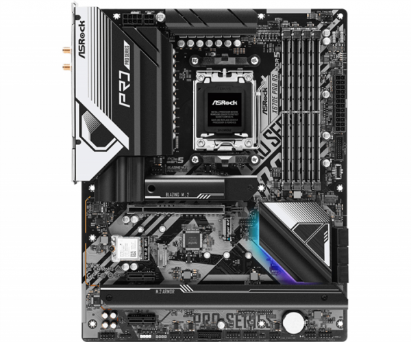 ASROCK X670E PRO RS, AM5, X670, 4*DDR5, HDMI+DP, 6xSATA3 6.0, M.2 Socket, RAID, 4xUSB 3.2, 4xUSB 2.0, Type-C, ATX; 90-MXBK20-A0UAYZ